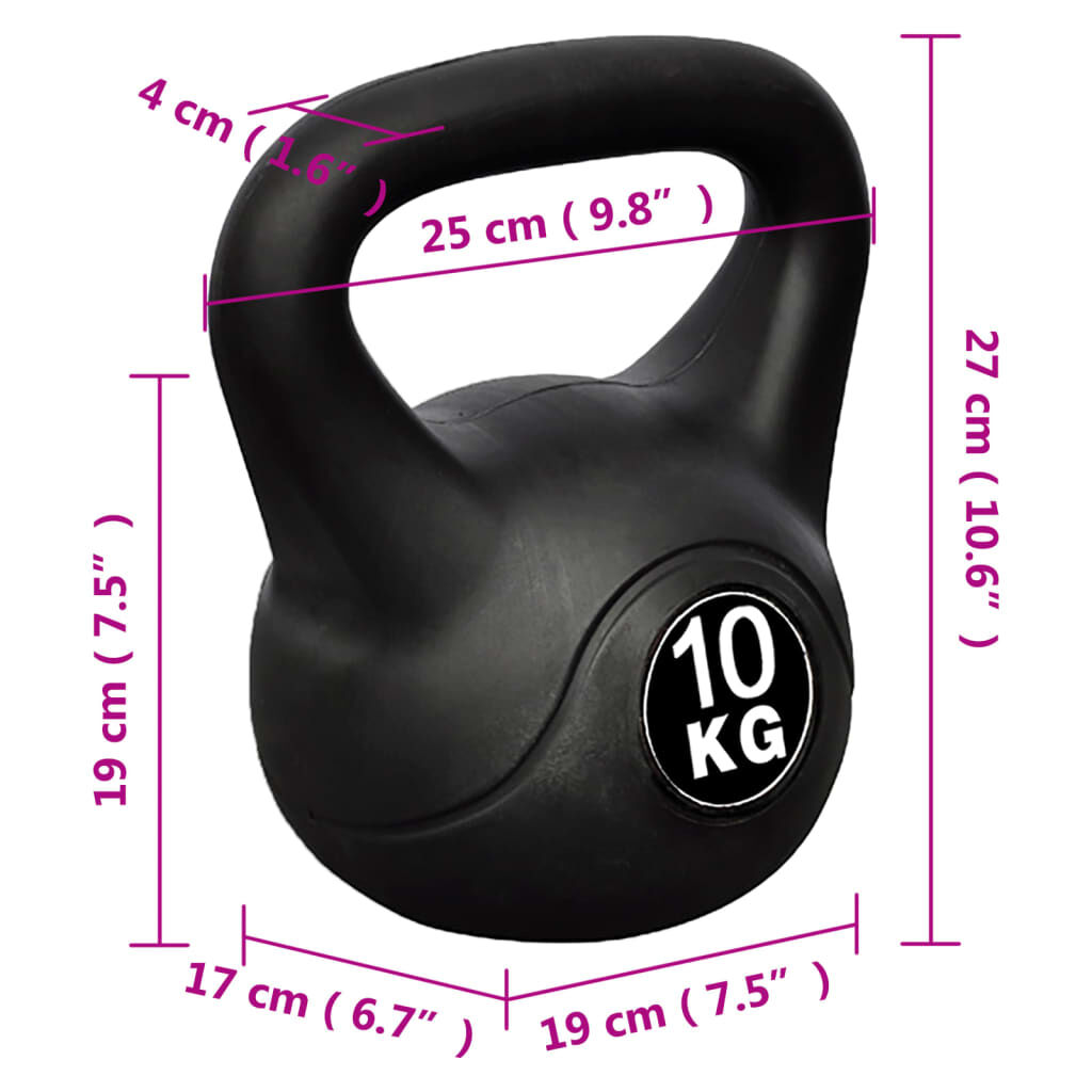 vidaXL Гиря 10 кг